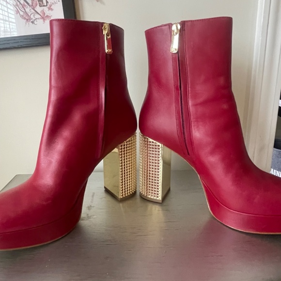 Maxine Leather Platform Boot - Picture 3 of 6